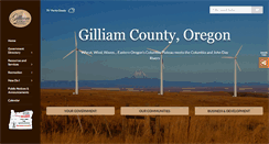 Desktop Screenshot of co.gilliam.or.us
